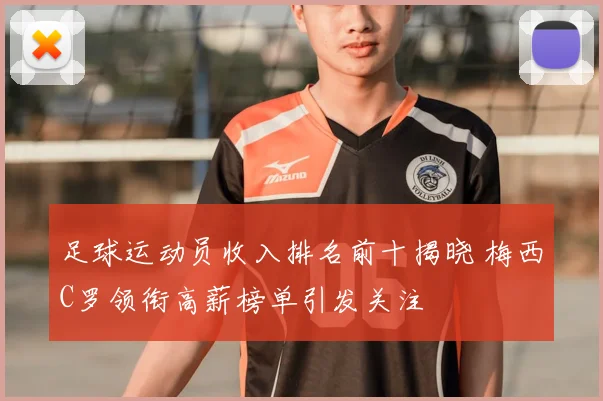 足球运动员收入排名前十揭晓 梅西C罗领衔高薪榜单引发关注